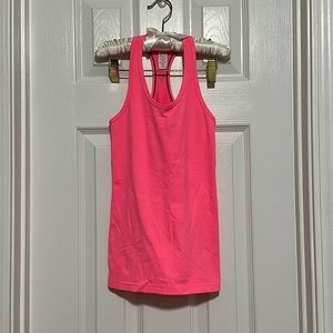 Ivivva (Lulu Kids) Neon Coral Racerback Tank Size 8